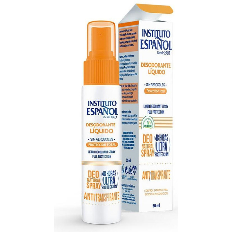 Instituto Español Desodorante Spray Protección Total 50ml - Instituto Espaol