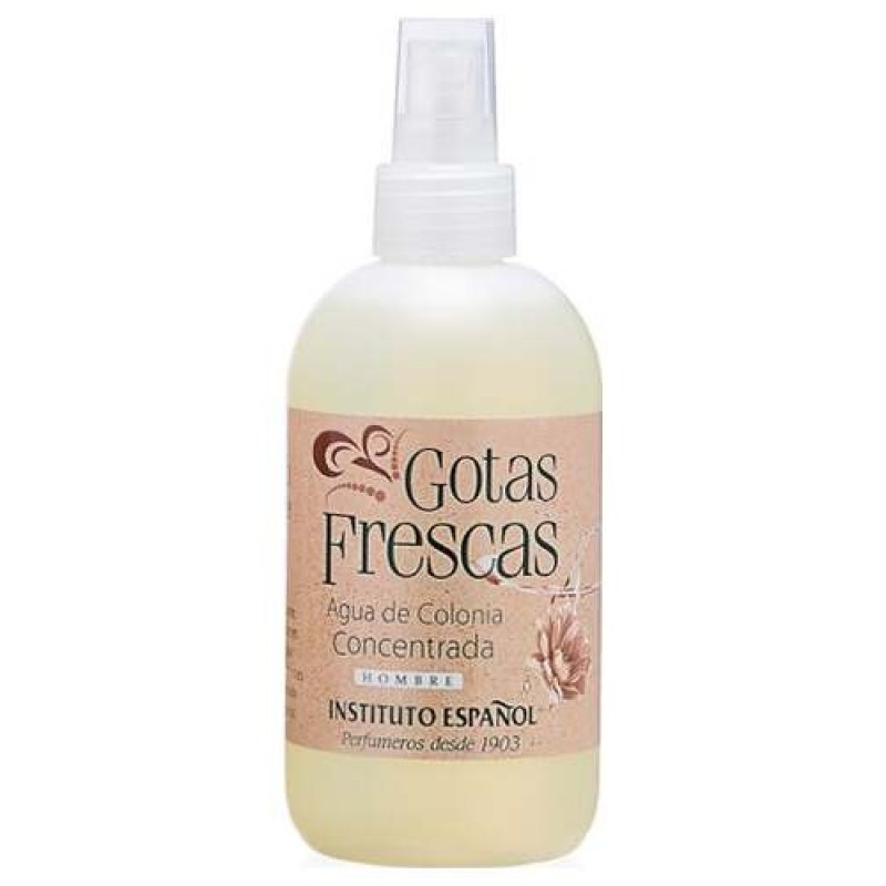 Instituto Español Gotas Frescas Colonia Concentrada Hombre 250ml - Instituto Espaol