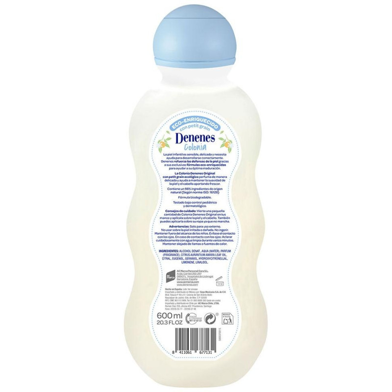 Colonia Muy Suave 600 ml - Denenes