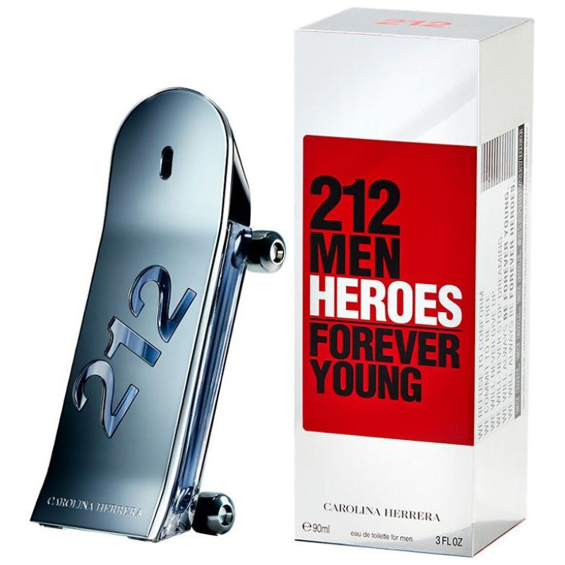 212 Men Heroes Eau de Toilette Vaporizador 90 ml - Carolina Herrera