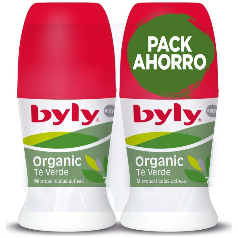 Organic Extra Fresh Desodorante Roll - On 2x50ml - Byly