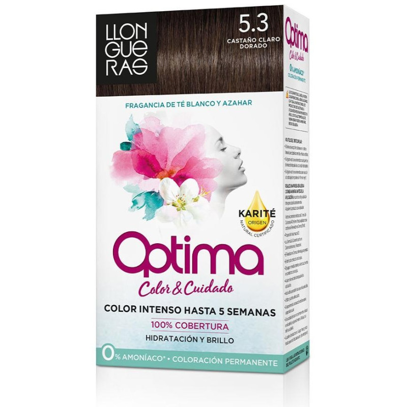 Llongueras Optima Hair Colour 5.3 Golden Brown 4Uds