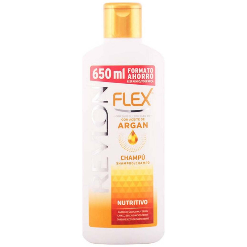 Flex Keratin Shampoo Nourishing Argan Oil 650ml - Revlon