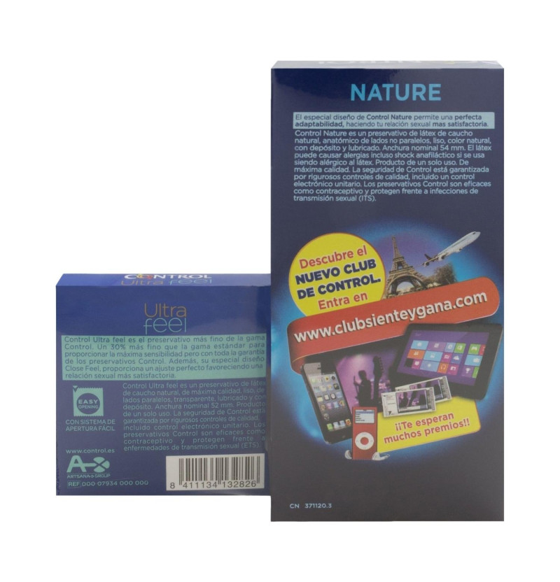 Control Nature, Preservativos 12 Uni. - Artsana Spain - Sin Marca