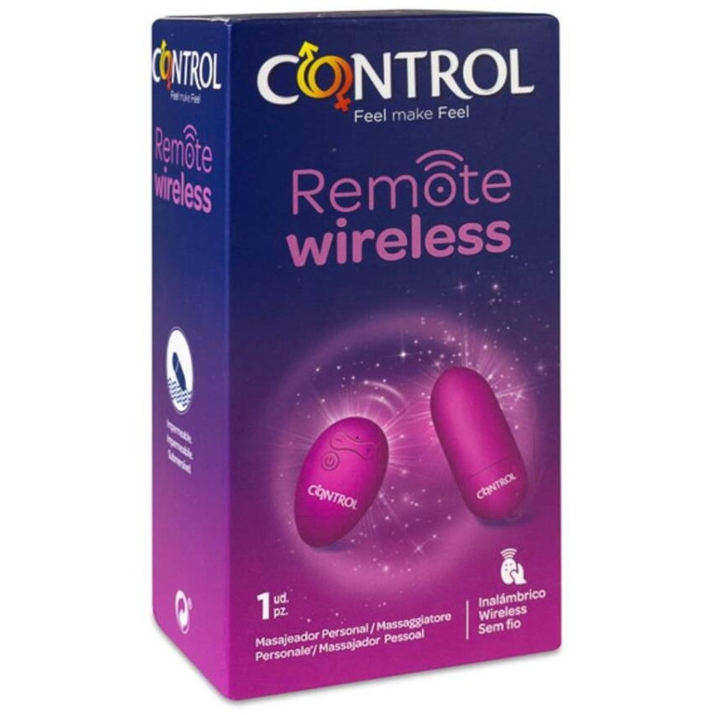Remote Wireless Masajeador Personal - Control