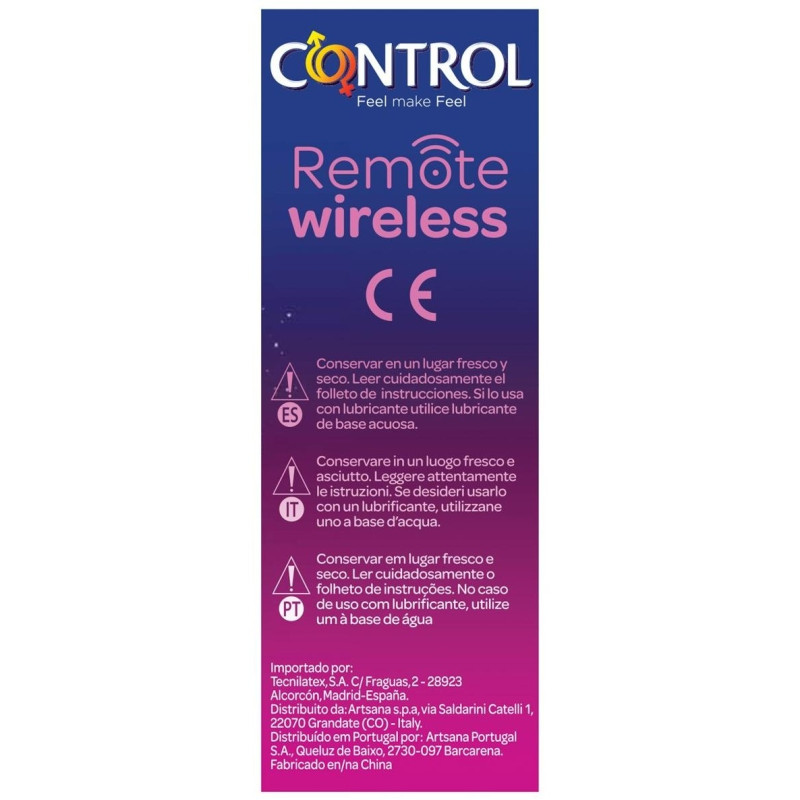Remote Wireless Masajeador Personal - Control