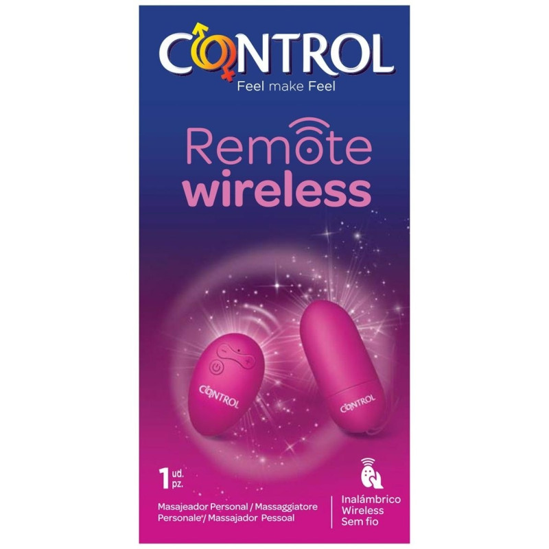 Remote Wireless Masajeador Personal - Control