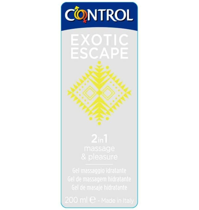 Control Exótic Escape - 2 In 1 Massaje & Pleasure, 200 Ml. - Artsana Spain