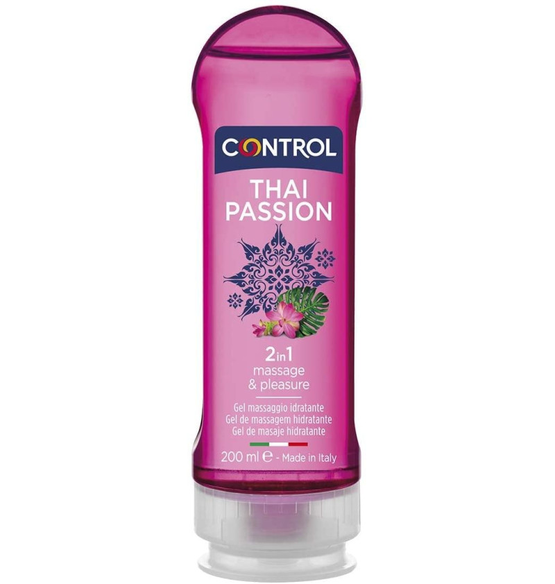 Control Thai Passion - 2 In 1 Massaje & Pleasure, 200 ml. - Artsana Spain - Sin Marca