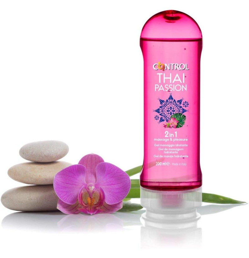 Control Thai Passion - 2 In 1 Massaje & Pleasure, 200 ml. - Artsana Spain - Sin Marca