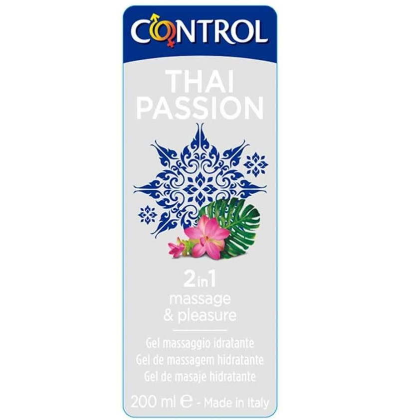 Control Thai Passion - 2 In 1 Massaje & Pleasure, 200 ml. - Artsana Spain - Sin Marca