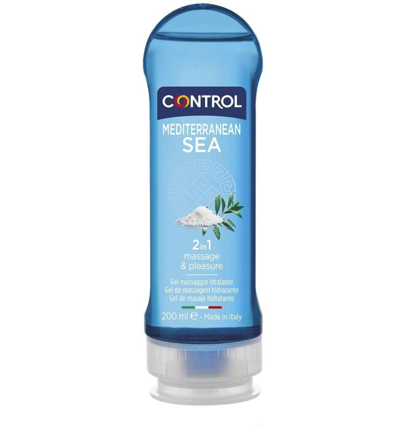 Control Mediterranean Sea 2 In 1, Massage & Pleasure, 200 Ml. - Artsana Spain
