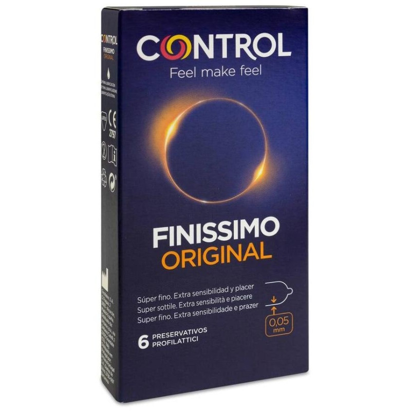 Finissimo Original Preservativo, 6 Unidades - Control