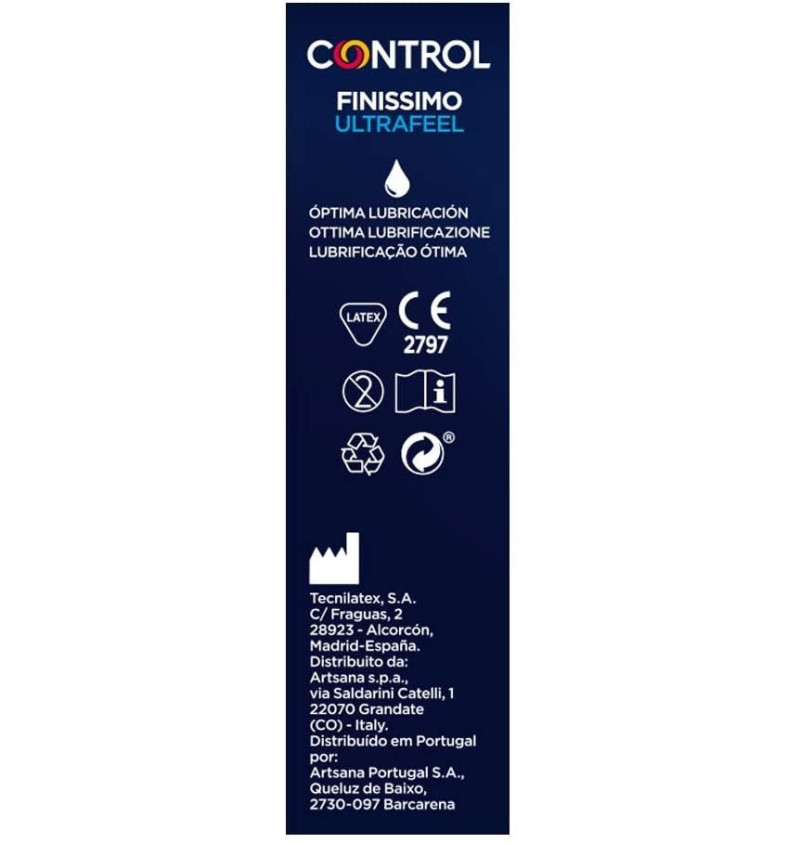 Control Ultrafeel - Preservativos, 10 Unidades. - Artsana Spain