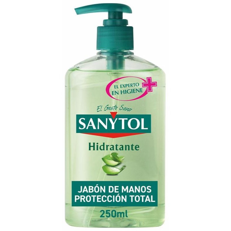 Antibacterias Jabón Manos Hidratante Dosificador 250ml - Sanytol