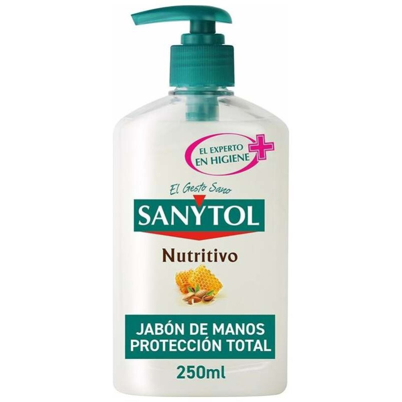 Antibacterias Jabón Manos Nutritivo Dosificador 250ml - Sanytol