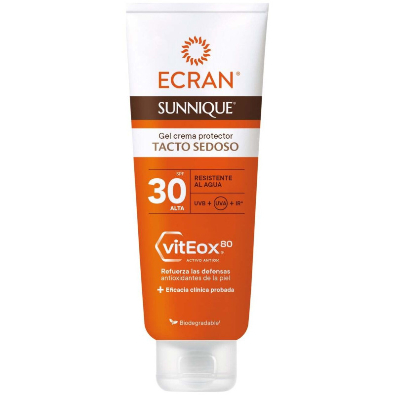 Ecran Sunnique Gel Crema Tacto Seda Spf30 250 Ml