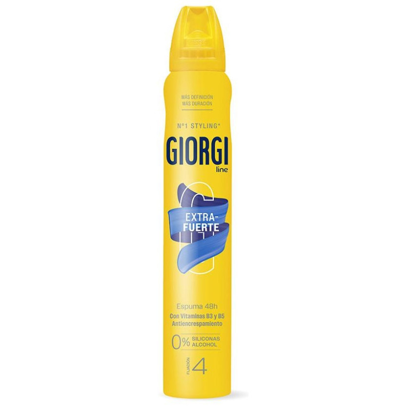 Espuma Fijadora Nº4 Fijación Extrafuerte Xxl 250ml - Giorgi