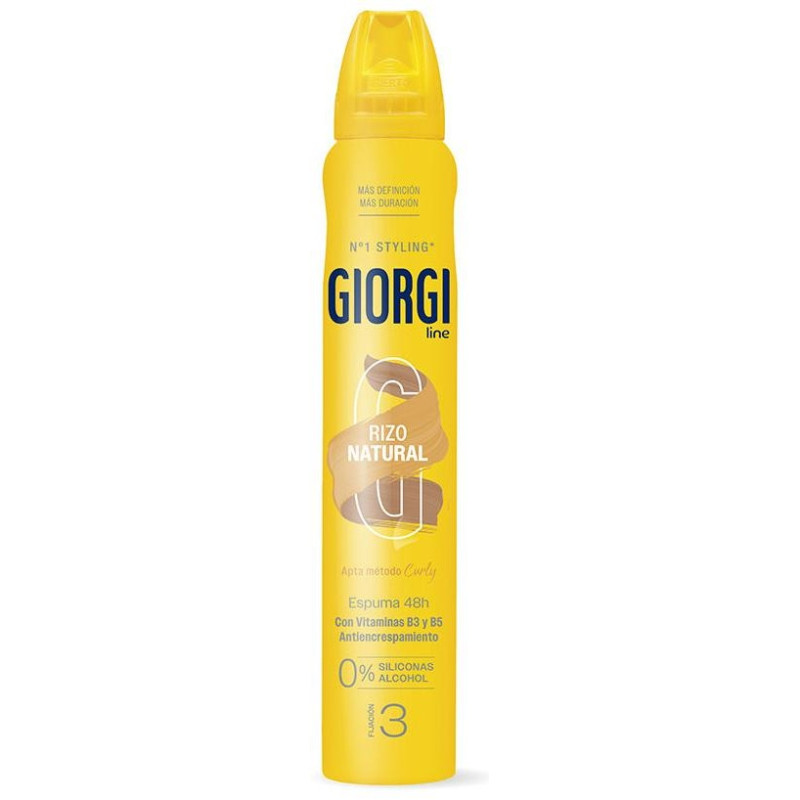 Espuma Fijadora Método Curly Nº3 Rizo Natural Xxl 250ml - Giorgi