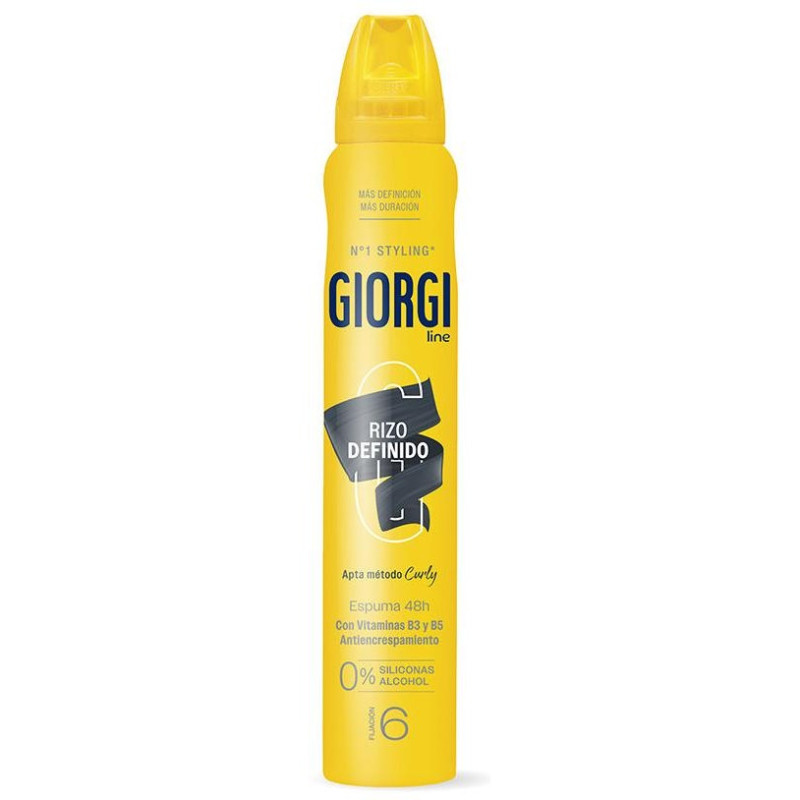 Rizo Definido Espuma Fijadora Método Curly Nº6 250 ml - Giorgi