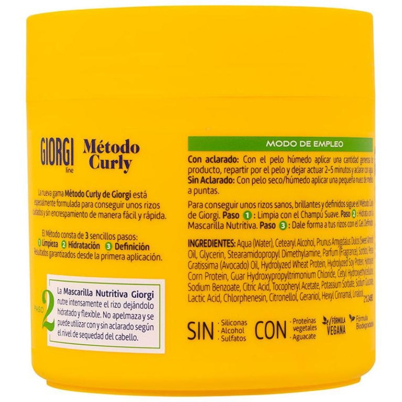 Curly Mascarilla 350ml - Giorgi