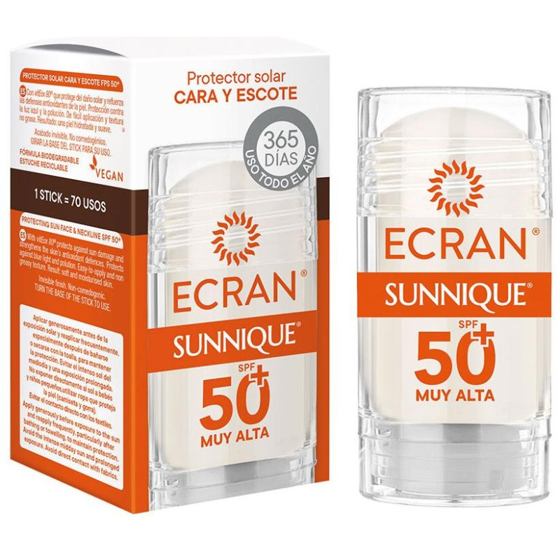 Sunnique Cara y Escote spf50+ Stick 30 ml - Ecran