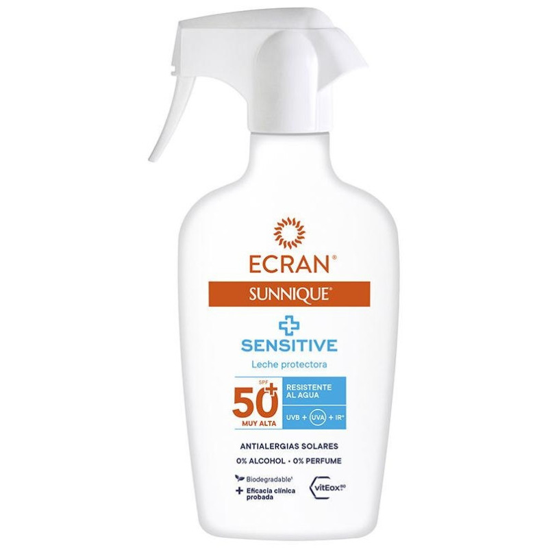 Sunnique Sensitive Pistola spf50+ 270 ml - Ecran