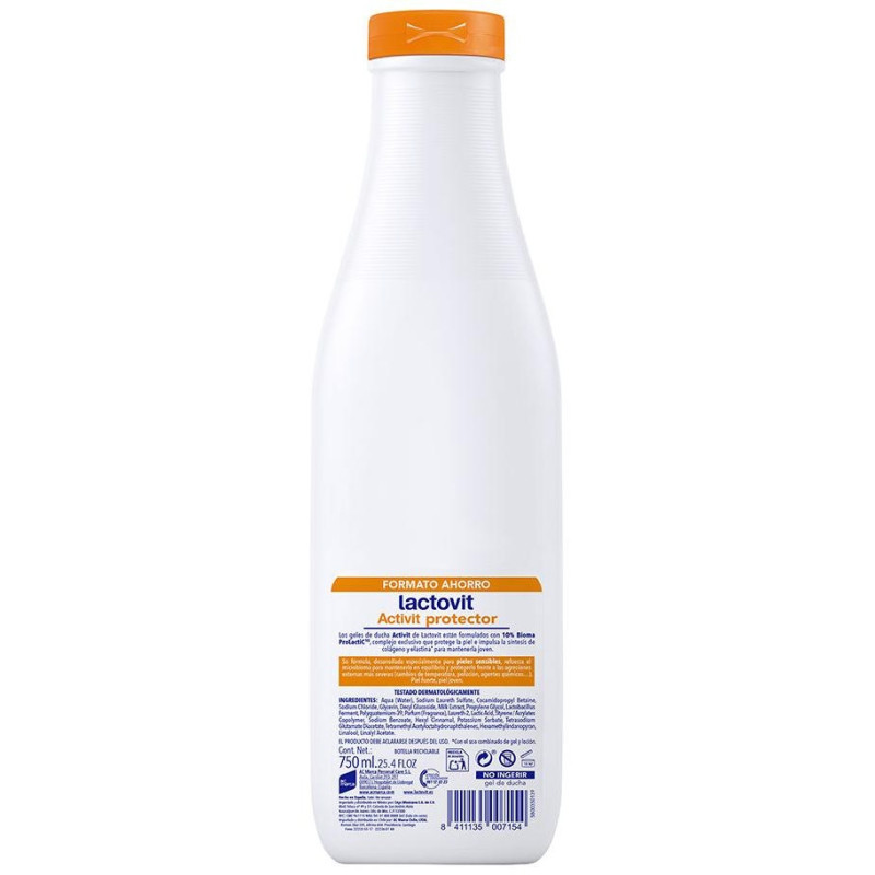 Lactovit Activit Protector Bioma Gel De Ducha 750Ml