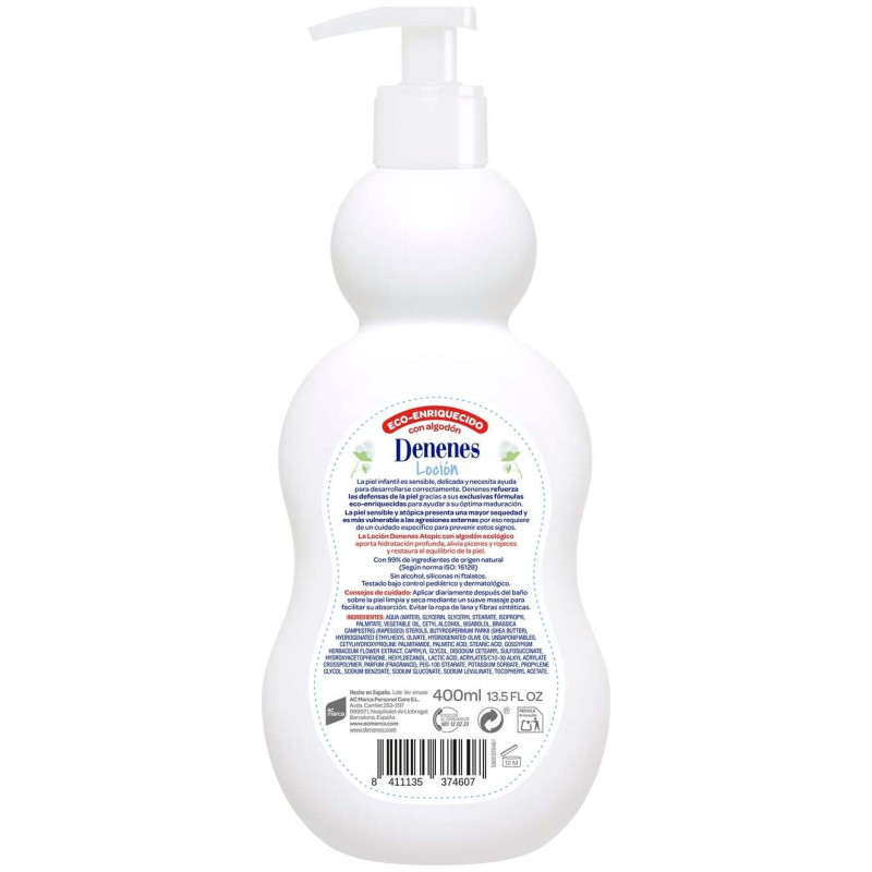 Protech Piel Atópica Leche Hidratante 400ml - Denenes