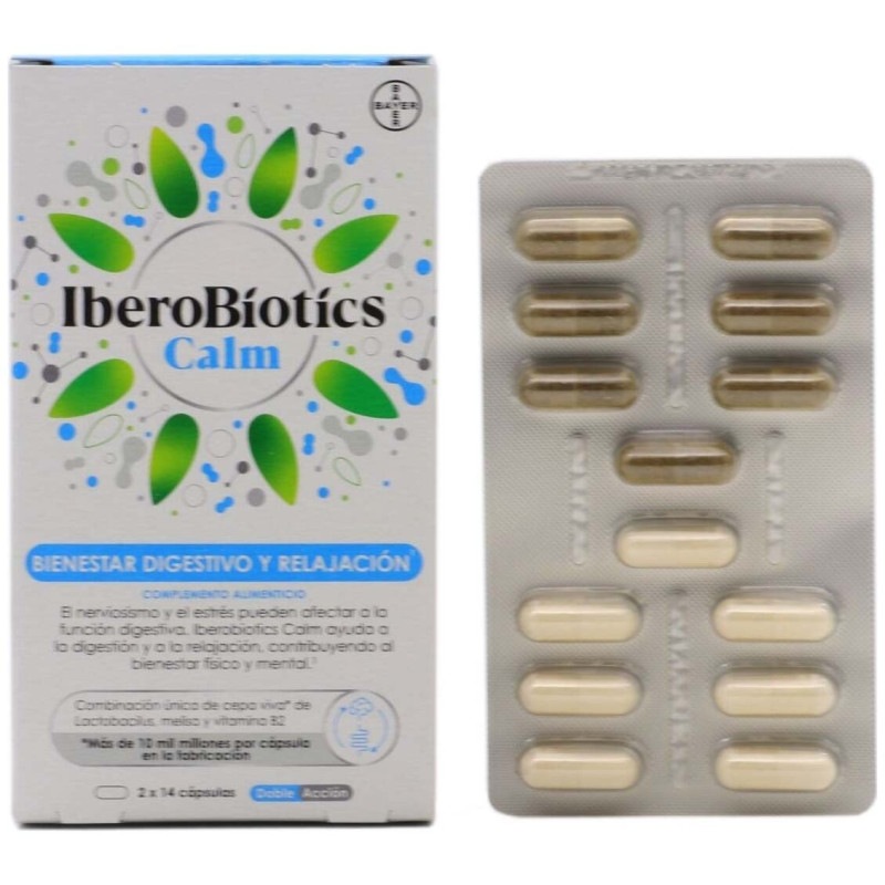 Iberobiotics Calm para la Salud Intestinal en Cápsulas - Bayer