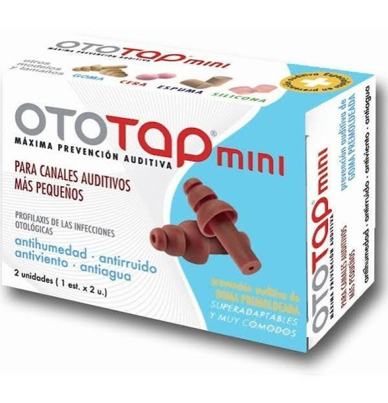 Tapones Oidos Goma - Ototap (mini 2 Unidades) - Procesa