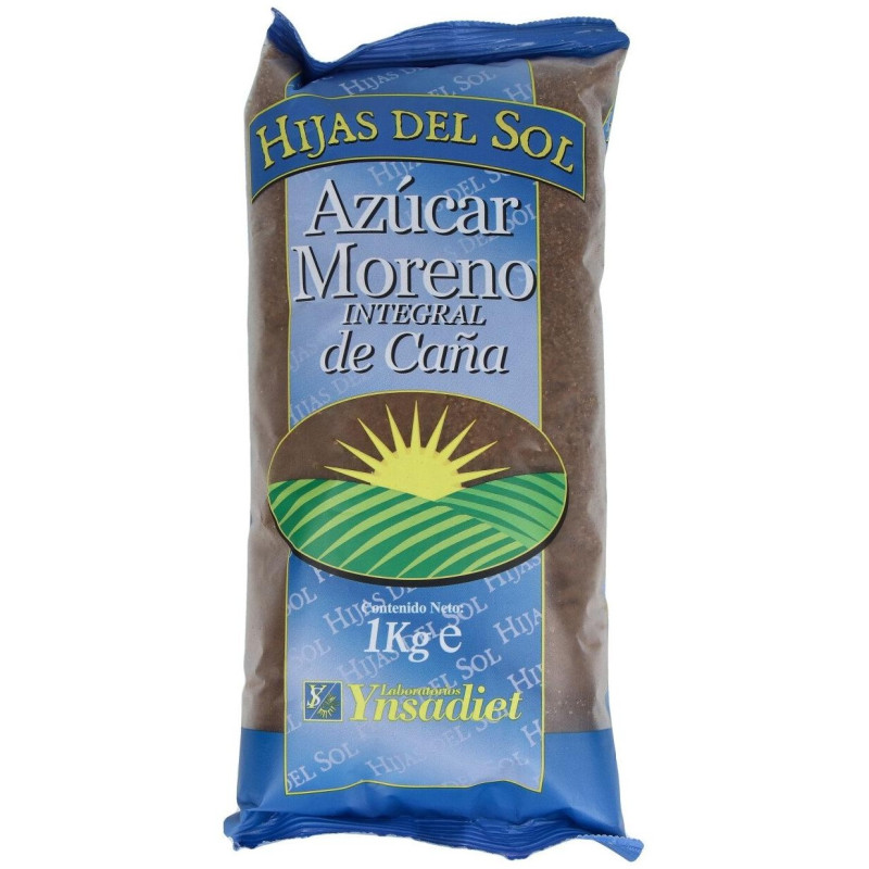 Azucar Moreno de Caña Bolsa 1kg. Hijas del Sol - Ynsadiet