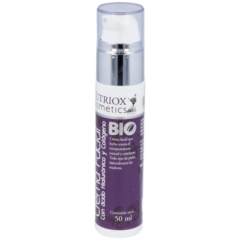 Nutriox Crema Facial Colágeno_ Ácido Hialurónico Y Aloe 50Ml