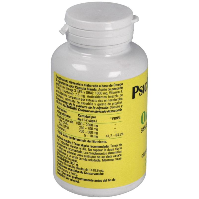 Psicomega Omega 3 60caps - Ynsadiet
