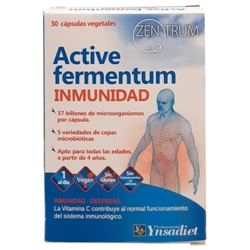 Active Fermentum Probiótico Inmunidad 30vcaps - Zentrum