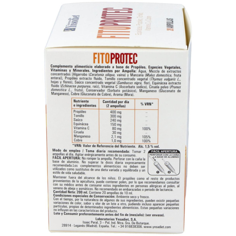 Fito Protec con Echinacea 20amp - Ynsadiet