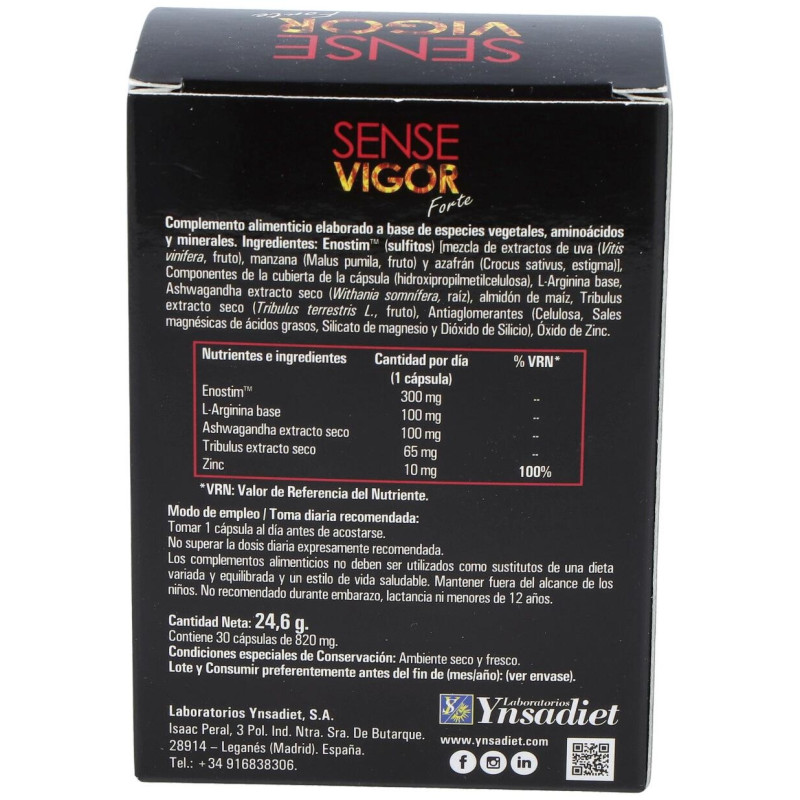 Ynsadiet Sense Vigorizante Forte 30Caps