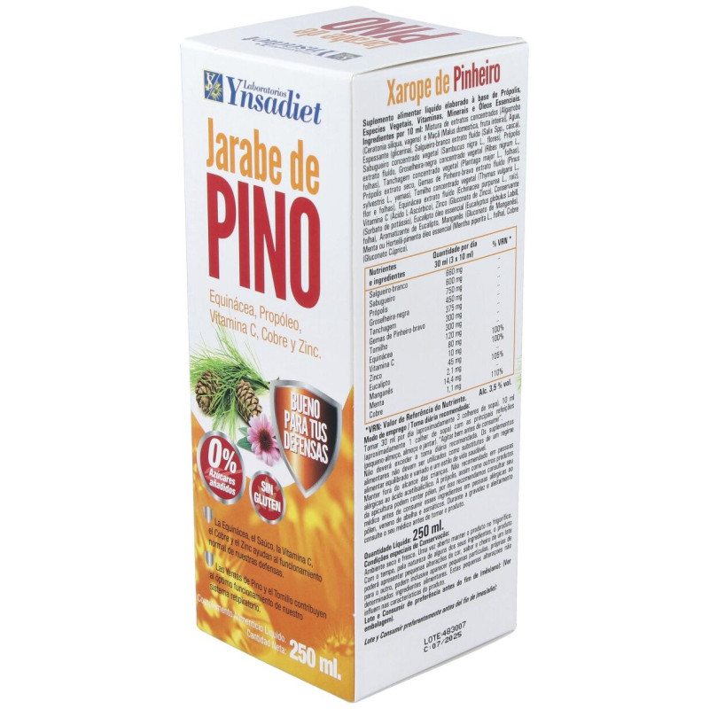 Jarabe de Pino con Echinacea - Propoleo 250ml - Ynsadiet