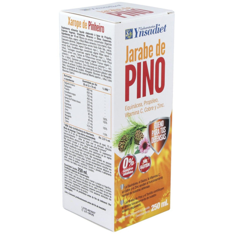 Jarabe de Pino con Echinacea - Propoleo 250ml - Ynsadiet