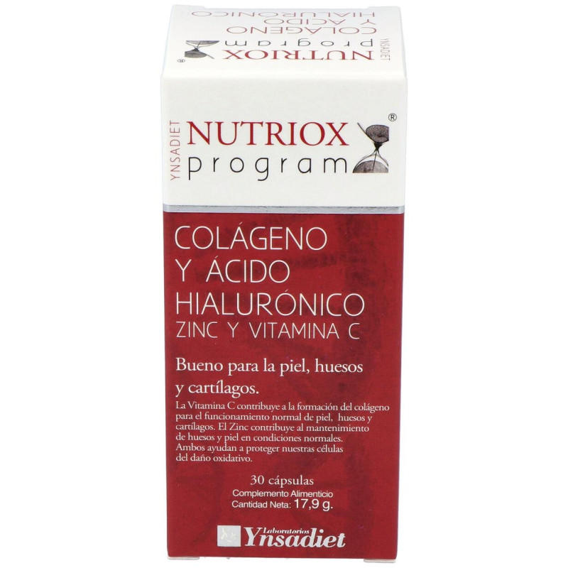 Ac. Hialuronico y Colageno 30cap. 2 - Nutriox