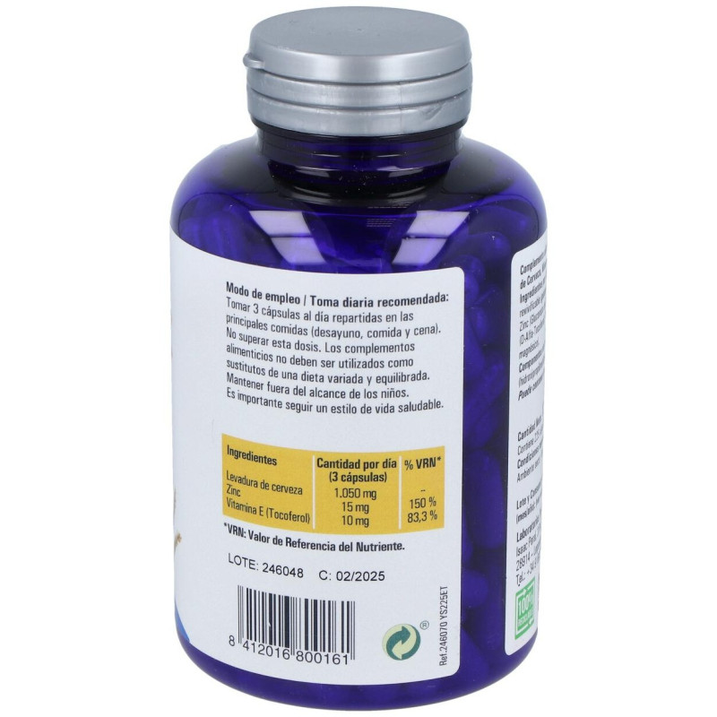 Levazinc (Levadura De Cerveza Viva) 350Mg. 225Cap.