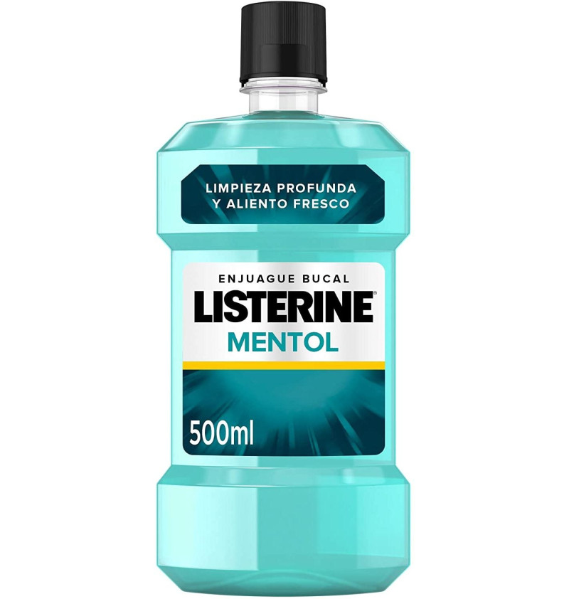 Listerine (1 Envase 500 ml Sabor Mentol) - Johnson&johnson