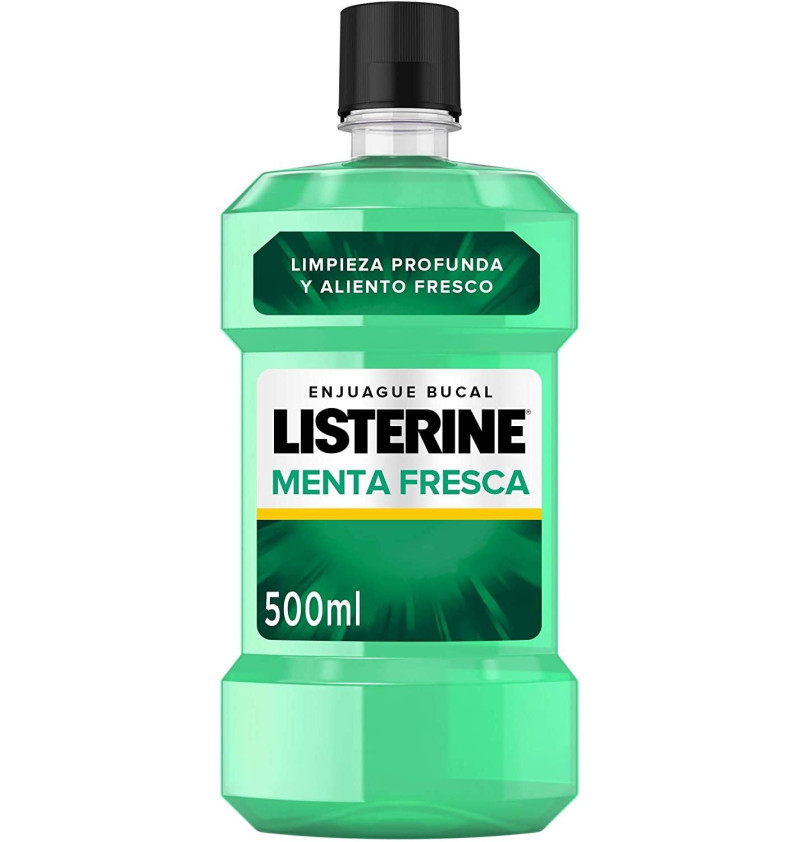 Listerine (1 Envase 500 ml Sabor Menta Fresca) - Johnson&johnson