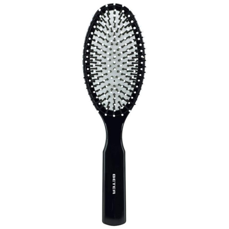 Cepillo Ovalado Neumático Púas Nylon 22 cm 1ud - Beter