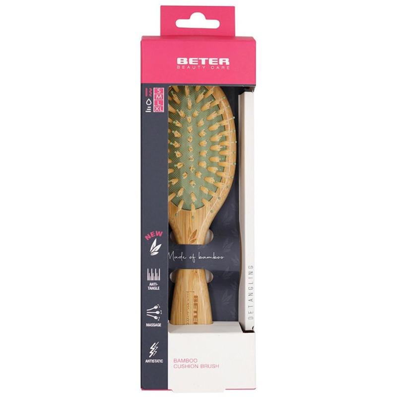 Bamwood Cepillo Pequeño Cerdas Nylon y Bolitas 1 u - Beter