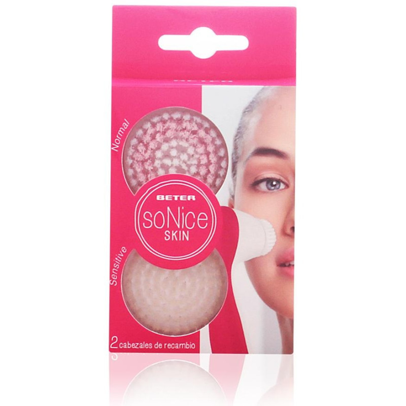 Cepillo Facial Recambio Cabezal So Nice Skin 2 Uds - Beter