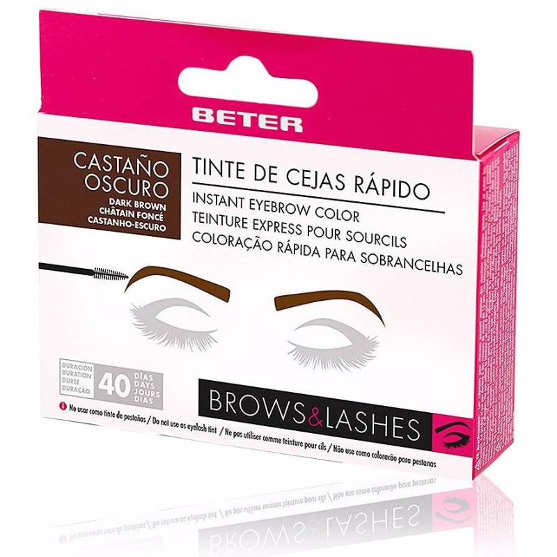 Brow Instant Tinte Cejas Rápido Castaño Oscuro - Beter