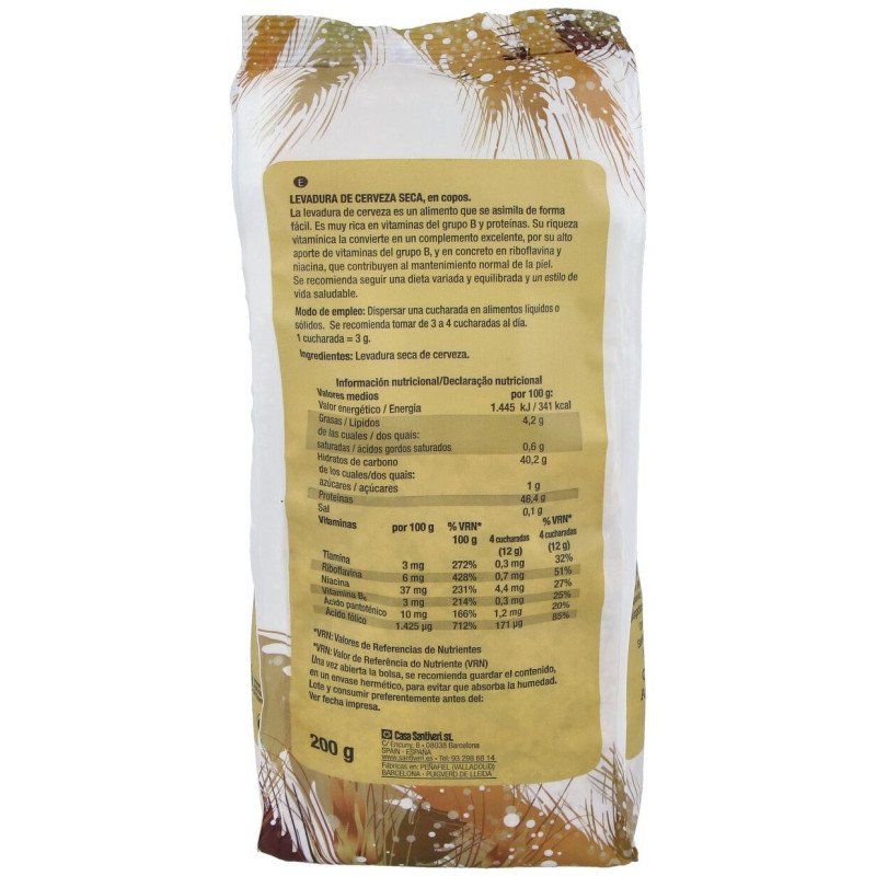 Santiveri Levadura De Cerveza En Copos 200G