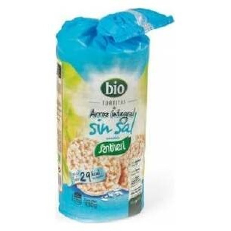 Tortitas de Arroz Integral 100gr. Bio S/sal - Santiveri