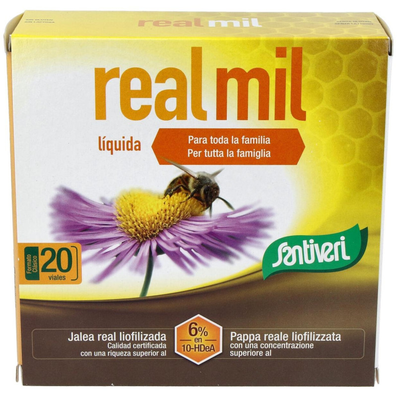 Real Mil Jalea Real 20 Viales - Santiveri